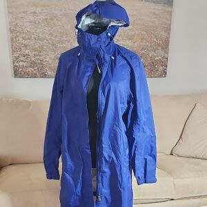 Women's Blue Hooded Jacket